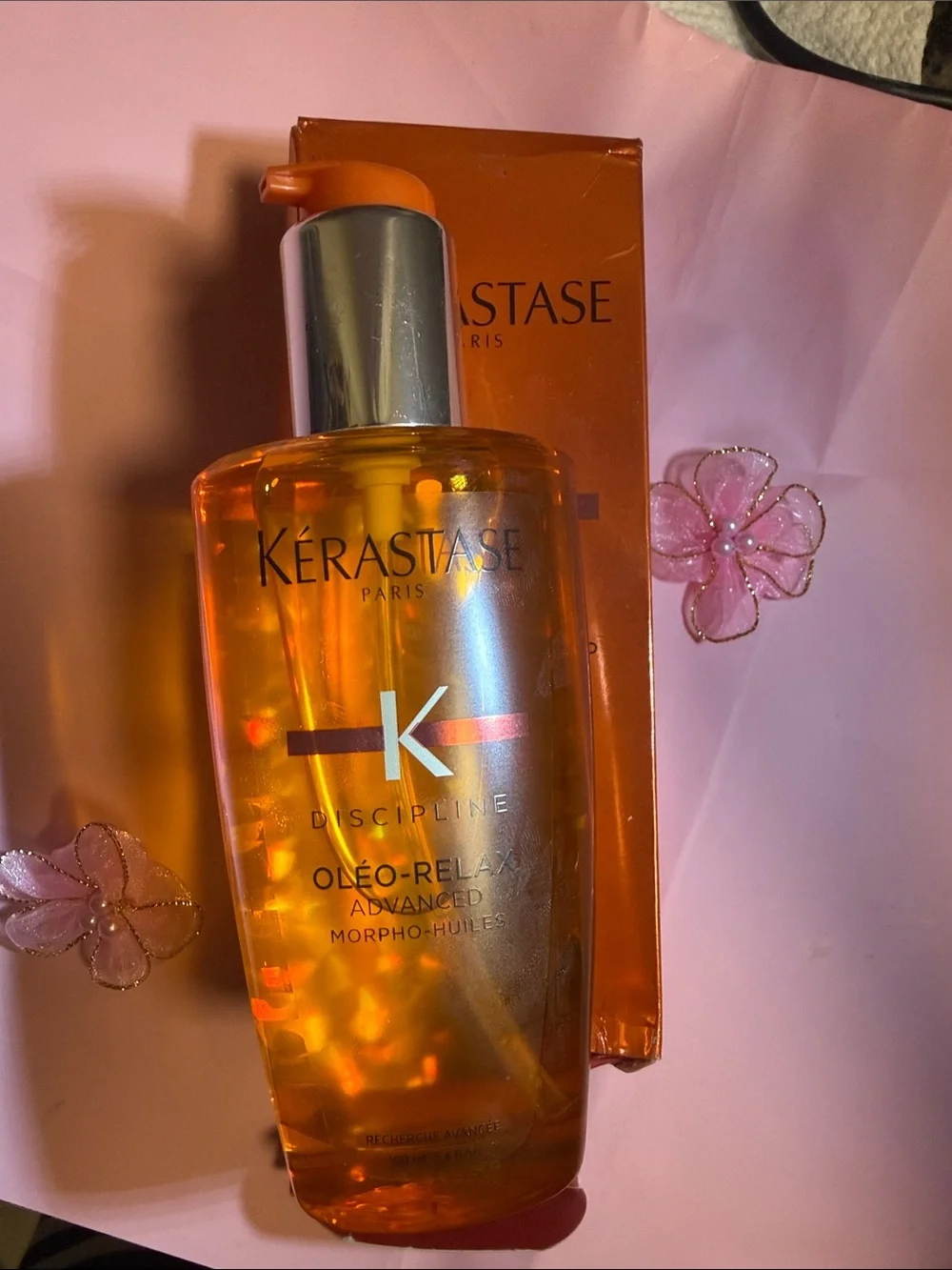 Kerastase Discipline Oleo Relax Advanced Hair Oil -3.4 fl.oz AMAZING! NEW SEALED